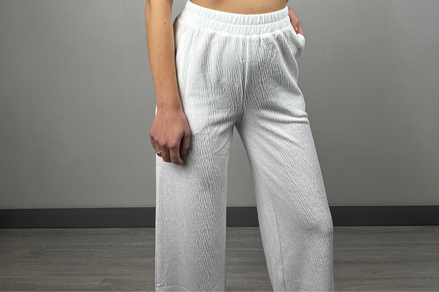 PANTALONE LONDON BIANCO