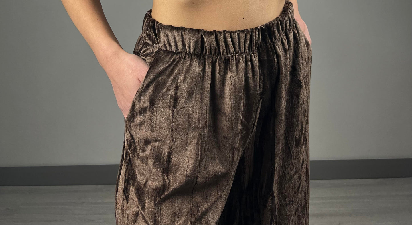 PANTALONE SALLY MARRONE