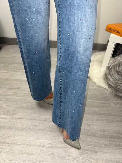 JEANS STRASS