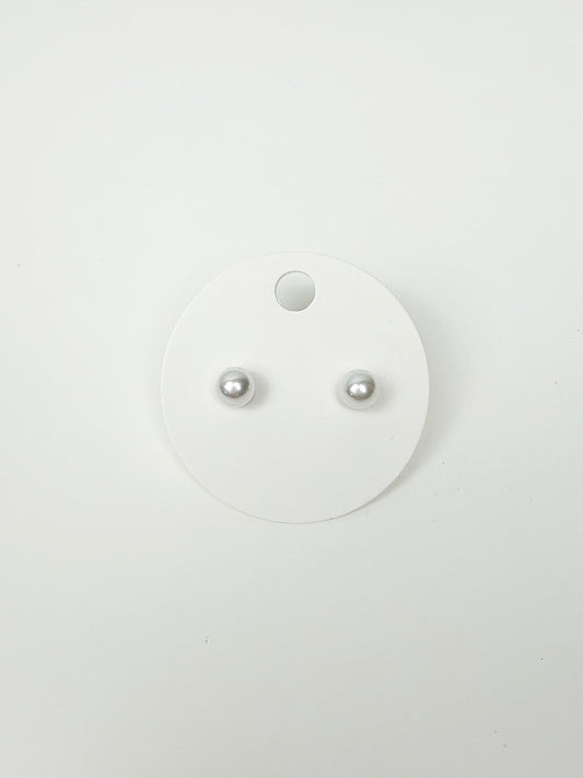 ORECCHINI PERLA BIANCA SMALL