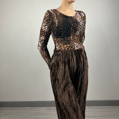 PANTALONE SALLY MARRONE